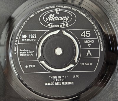 Lot 42 - SAVAGE RESURRECTION - THING IN "E" 7" (ORIGINAL UK COPY - MERCURY MF 1027 - EX+)