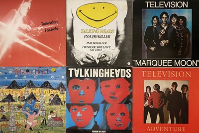 Lot 204 - TELEVISION & TALKING HEADS LP/12"S PACK