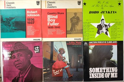 Lot 129 - MIXED BLUES LP PACK - 60'S - 70'S UK AND USA PRESS - ROBERT JOHNSON / BLIND BOY FULLER / BOBO JENKINS