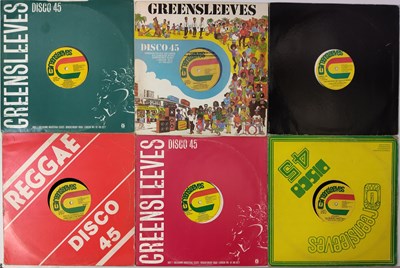 Lot 162 - GREENSLEEVES REGGAE 12" COLLECTION - 100+ REGGAE DANCEHAL ROOTS DIGI SINGLES
