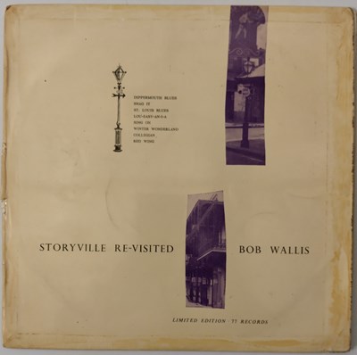 Lot 177 - BOB WALLIS (FEATURING GINGER BAKER) - STORYVILLE RE-VISITED 10" LP (ORIGINAL UK COPY - 77 LP/12)