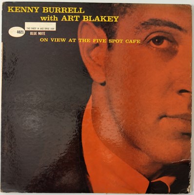 Lot 186 - KENNY BURRELL - 'AT THE FIVE SPOT CAFE' LP - USA 1960 BLUE NOTE 1ST PRESS 'DEEP GROOVE'