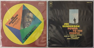 Lot 187 - JOE HENDERSON LP PACK - 'TETRAGON' & 'POWER TO THE PEOPLE' - UK MILESTONE JAZZ