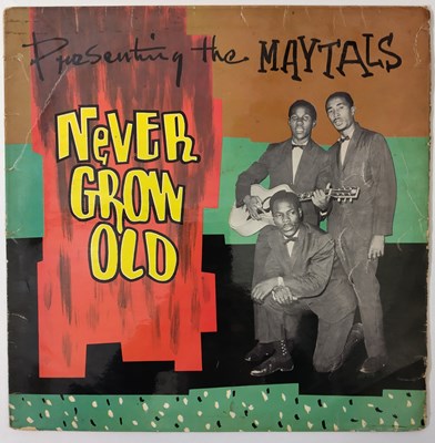 Lot 188 - (LP SLEEVE ONLY) THE MAYTALS - 'NEVER GROW OLD' - UK 1964 SKA BEAT