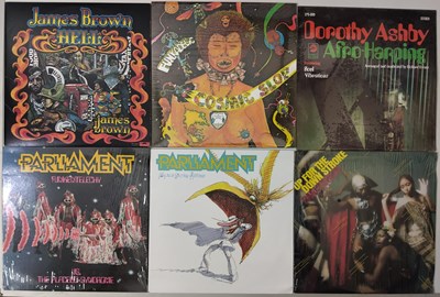 Lot 192 - FUNK JAZZ & RARE-GROOVE LP PACK - 90'S/00'S REPRESS - JAMES BROWN / FUNKADELIC