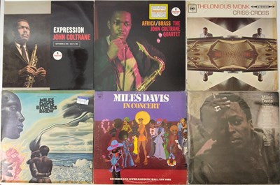 Lot 195 - 60'S - 90'S JAZZ LP PACK - JOHN COLTRANE / MILES DAVIS / MONK / CHICK COREA