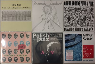 Lot 198 - AVANT-GARDE JAZZ INTERNATIONAL & MODERN LP PACK - STEVE REICH / POLISH JAZZ / ARHUR RUSSELL