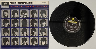 Lot 79 - THE BEATLES - A HARD DAY'S NIGHT LP (EARLY UK STEREO PRESSING - PCS 3058) WITH LABEL MISPRINT.