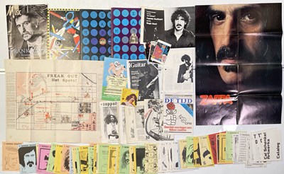 Lot 53 - FRANK ZAPPA - ZINES, MAGAZINES, SCRAPBOOKS.