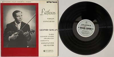 Lot 74 - LEONID KOGAN - BEETHOVEN VIOLIN CONCERTO LP (ORIGINAL UK STEREO RECORDING - COLUMBIA SAX 2386)