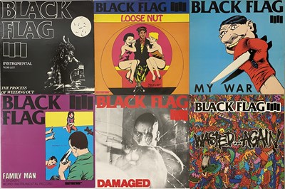 Lot 273 - BLACK FLAG - ORIGINAL / REISSUES / MODERN - LP / 12" / 10" PACK