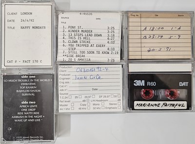 Lot 701 - COLLECTION OF 6 DAT/STUDIO MASTER TAPES - ELVIS COSTELLO, BOB MARLEY, HAPPY MONDAYS