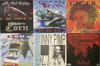 Lot 250 - 90'S-00'S SOUTHERN RAP - HARDCORE HIP-HOP LP PACK - GREER, CHILDREN OF THE CORN, E.S.G