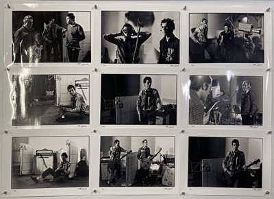 Lot 476 - THE CLASH - A FULL SET OF 17 LIMITED EDITION PHOTOGRAPHS BY PETER COOK.