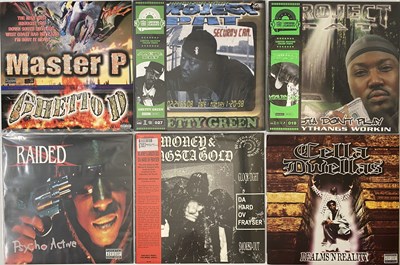 Lot 252 - 90'S-00'S GANGSTA HIP-HOP- SOUTHERN RAP & HARDCORE LP PACK - PROJECT PAT, CELLA DWELLAS