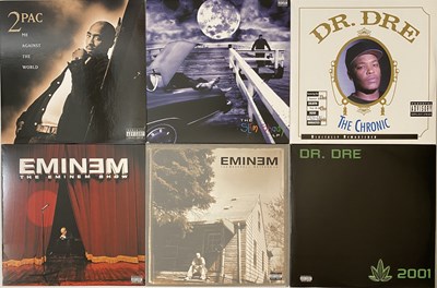 Lot 253 - REPRESS/LIMITED 90'S-00'S GANGSTA RAP & HIP-HOP LPS - DR. DRE, EMINEM, 2-PAC, JAY-Z
