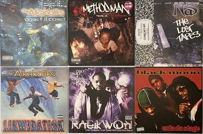 Lot 255 - 90'S-00'S WU-TANG RELATED & UNDERGROUND HIP-HOP LP PACK - RAEKWON, NAS, ALKAHOLIKS ETC.