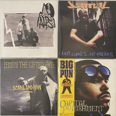 Lot 257 - RARE & LIMITED HIP-HOP / RAP REPRESS LPS - JAMAL - ALPS CRU - JEMINI - BIG PUN