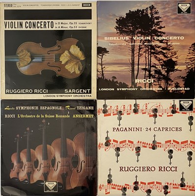 Lot 302 - CLASSICAL LP PACK OF RUGGIERO RICCI - UK DECCA PRESSINGS