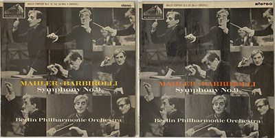 Lot 303 - MAHLER, BARBIROLLI - SYMPHONY NO. 9 W/ BERLIN PHILHARMONIC ORCH - 2 LP SET, UK HMV
