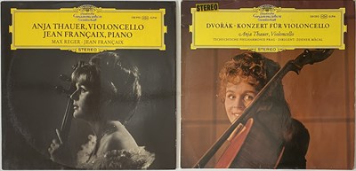Lot 307 - RARE CLASSICAL - ANJA THAUER LP PACK - 60'S DEUTSCHE GRAMMOPHON RARITIES