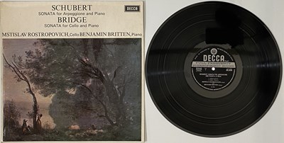 Lot 312 - FRANK BRIDGE / SHUBERT - SONATA FOR ARPEGGIONE AND PIANO - RARE UK DECCA 1970