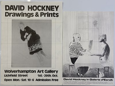 Lot 24 - DAVID HOCKNEY - VINTAGE EXHIBITION POSTERS.