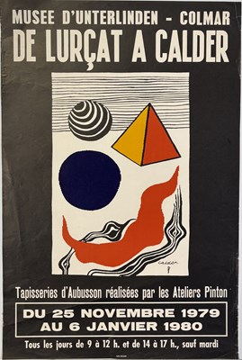 Lot 26 - ALEXANDER CALDER - ORIGINAL 1979 EXHIBITION POSTER.