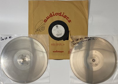 Lot 328 - STATUS QUO - PILEDRIVER ACETATE / MASTER PLATES PACK (SIGNED BY FRANCIS ROSSI)