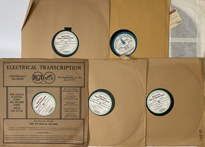 Lot 332 - ARMED FORCES RADIO & TELEVISION SERVICE - 16 INCH RECORD COLLECTION (INC JOHNNY CASH / RNR)