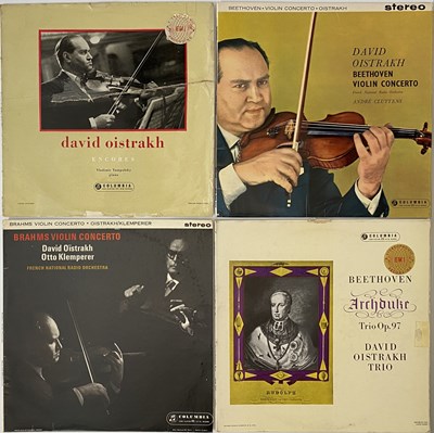 Lot 320 - DAVID OISTRAKH LP PACK - UK BLUE/SILVER COLUMBIA LABELS - STEREO / STEREOPHONIC