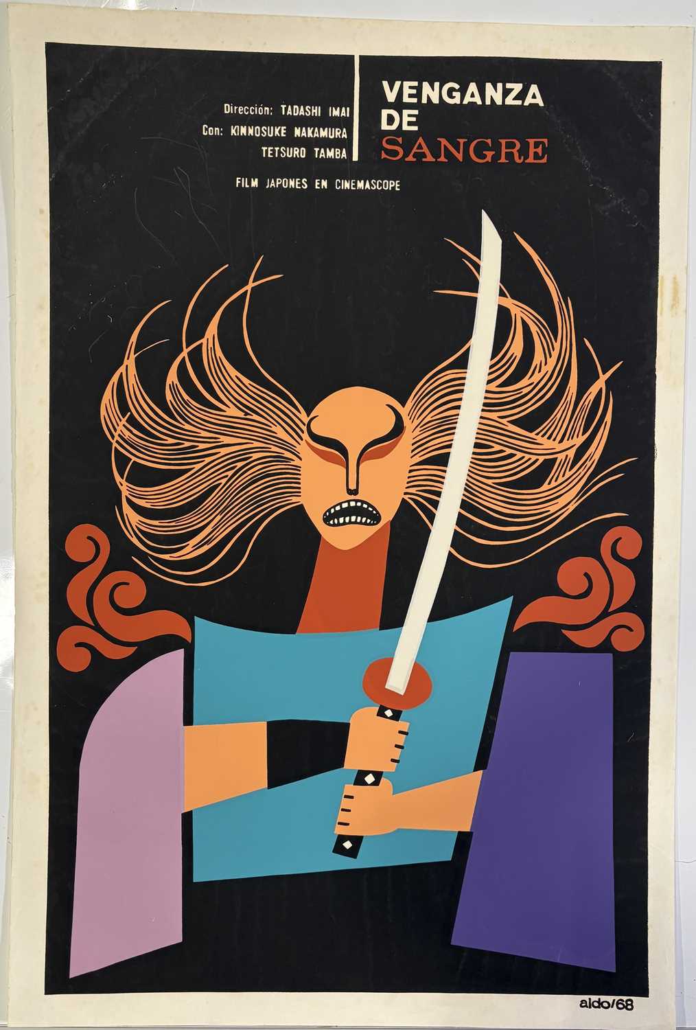 Lot 129 - FILM POSTER - CUBAN 'VENGANZA DE SANGRE'.