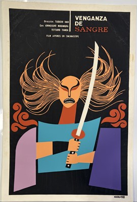 Lot 129 - FILM POSTER - CUBAN 'VENGANZA DE SANGRE'.