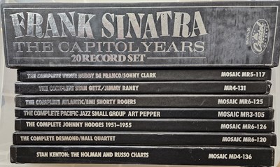 Lot 325 - RARE 'MOSAIC' JAZZ/SWING LP BOXSETS - WITH FRANK SINATRA CAPITOL YEARS