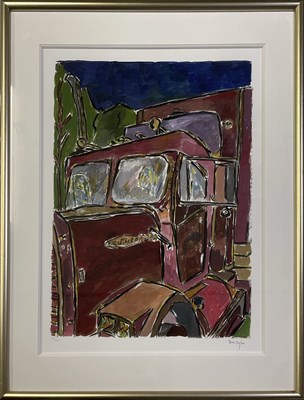 Lot 567 - BOB DYLAN - TRUCK - LIMITED EDITION SIGNED PRINT.