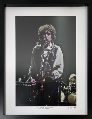 Lot 95 - BOB DYLAN - PHOTOGRAPHER SIGNED PRINT.
