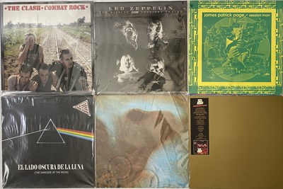 Lot 634 - ZEPPELIN / THE CLASH / PINK FLOYD - LP PACK