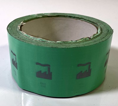Lot 436 - THE HACIENDA / FACTORY RECORDS - FAC 136 - ORIGINAL ROLL OF 1986 PACKING TAPE.