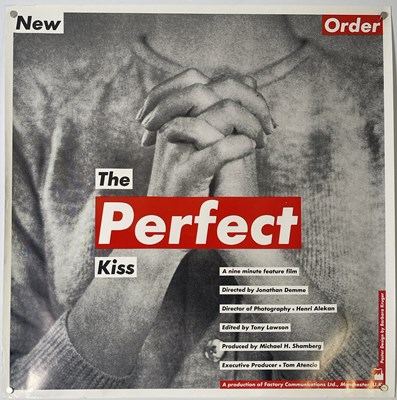 Lot 432 - NEW ORDER - ORIGINAL PERFECT KISS POSTER.