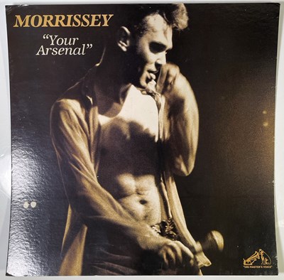 Lot 458 - THE SMITHS INTEREST - MORRISSEY 'YOUR ARSENAL' SHOP DISPLAY BOARD.