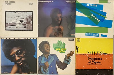 Lot 699 - JAZZ - SOUL/FUNK - WORLD - BOLLYWOOD LPS - SINATRA BOX, MILES DAVIS, AL GREEN