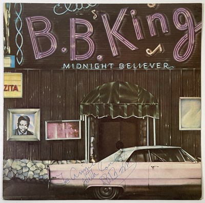 Lot 196 - FROM THE ANNIE NIGHTINGALE ARCHIVE - BB KING SIGNED LP.