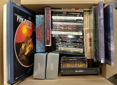 Lot 9 - CD BOXSET, DVD, VHS AND VIDEODISC COLLECTION