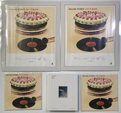 Lot 323 - THE ROLLING STONES - TWO ABKO REISSUES OF LET IT BLEED WITH LIMITED EDITION PRINTS.