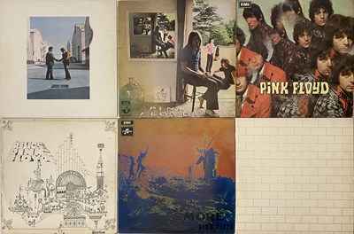 Lot 709 - PINK FLOYD UK PRESS LP'S PACK - WITH RARE 16-PAGE COMIC, THE WALL, 1ST PIPER AT THE GATES