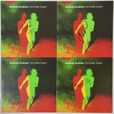 Lot 420 - DURAN DURAN - BAND MEMBER SIGNED COPIES OF 'FUTURE PAST'.