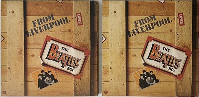 Lot 713 - X 2 THE BEATLES 'FROM LIVERPOOL' BOXES - MISPRESS VERSION & UK ORIGINAL
