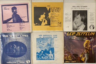 Lot 716 - 70'S-80'S CLASSIC ROCK - PRIVATE PRESS LP COLLECTION - ZEPPELIN, SPRINGSTEEN, THE WHO, STONES