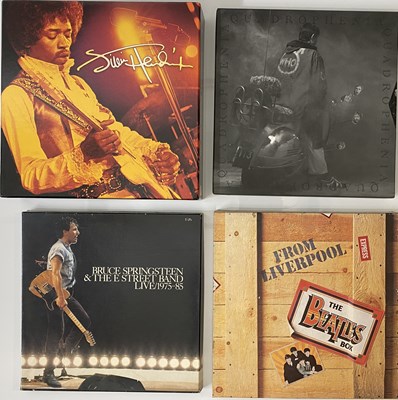 Lot 717 - 70'S - 80'S CLASSIC ROCK BOXSETS - WITH CONCERT PROGRAMMES - HENDRIX, THE WHO, BEATLES