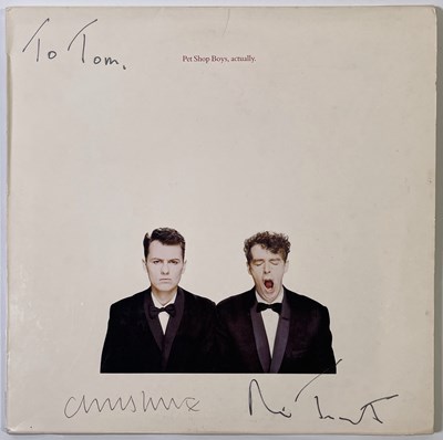 Lot 197 - PET SHOP BOYS - SIGNED LP.